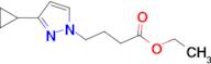 ethyl 4-(3-cyclopropyl-1H-pyrazol-1-yl)butanoate