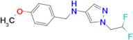 1-(2,2-difluoroethyl)-N-(4-methoxybenzyl)-1H-pyrazol-4-amine