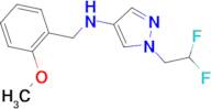 1-(2,2-difluoroethyl)-N-(2-methoxybenzyl)-1H-pyrazol-4-amine