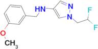 1-(2,2-difluoroethyl)-N-(3-methoxybenzyl)-1H-pyrazol-4-amine