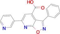 3-phenyl-6-pyridin-3-ylisoxazolo[5,4-b]pyridine-4-carboxylic acid