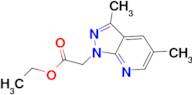 ethyl (3,5-dimethyl-1H-pyrazolo[3,4-b]pyridin-1-yl)acetate