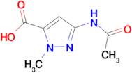 3-(acetylamino)-1-methyl-1H-pyrazole-5-carboxylic acid