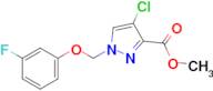 methyl 4-chloro-1-[(3-fluorophenoxy)methyl]-1H-pyrazole-3-carboxylate