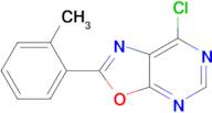 7-chloro-2-(2-methylphenyl)[1,3]oxazolo[5,4-d]pyrimidine