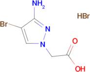 (3-Amino-4-bromo-1H-pyrazol-1-yl)acetic acid hydrobromide