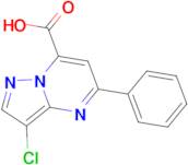 3-chloro-5-phenylpyrazolo[1,5-a]pyrimidine-7-carboxylic acid