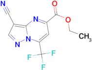 ethyl 3-cyano-7-(trifluoromethyl)pyrazolo[1,5-a]pyrimidine-5-carboxylate