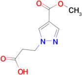 3-[4-(methoxycarbonyl)-1H-pyrazol-1-yl]propanoic acid