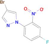 4-bromo-1-(4-fluoro-2-nitrophenyl)-1H-pyrazole