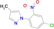 1-(4-chloro-2-nitrophenyl)-4-methyl-1H-pyrazole