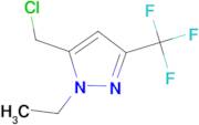 5-(chloromethyl)-1-ethyl-3-(trifluoromethyl)-1H-pyrazole