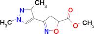 methyl 3-(1,3-dimethyl-1H-pyrazol-4-yl)-4,5-dihydroisoxazole-5-carboxylate