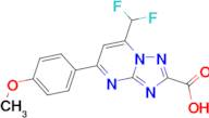 7-(difluoromethyl)-5-(4-methoxyphenyl)[1,2,4]triazolo[1,5-a]pyrimidine-2-carboxylic acid