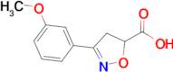 3-(3-methoxyphenyl)-4,5-dihydroisoxazole-5-carboxylic acid