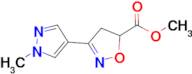 methyl 3-(1-methyl-1H-pyrazol-4-yl)-4,5-dihydroisoxazole-5-carboxylate