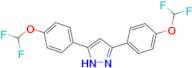 3,5-bis[4-(difluoromethoxy)phenyl]-1H-pyrazole