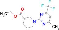 ethyl 1-[4-methyl-6-(trifluoromethyl)pyrimidin-2-yl]piperidine-3-carboxylate