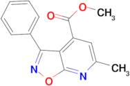 methyl 6-methyl-3-phenylisoxazolo[5,4-b]pyridine-4-carboxylate