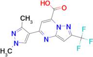 5-(1,3-dimethyl-1H-pyrazol-4-yl)-2-(trifluoromethyl)pyrazolo[1,5-a]pyrimidine-7-carboxylic acid