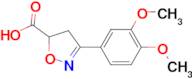 3-(3,4-dimethoxyphenyl)-4,5-dihydroisoxazole-5-carboxylic acid