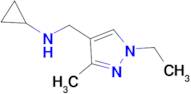 N-[(1-ethyl-3-methyl-1H-pyrazol-4-yl)methyl]cyclopropanamine