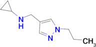 N-[(1-propyl-1H-pyrazol-4-yl)methyl]cyclopropanamine