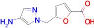 5-[(4-amino-1H-pyrazol-1-yl)methyl]-2-furoic acid