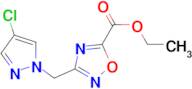ethyl 3-[(4-chloro-1H-pyrazol-1-yl)methyl]-1,2,4-oxadiazole-5-carboxylate