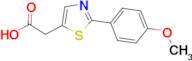 [2-(4-methoxyphenyl)-1,3-thiazol-5-yl]acetic acid