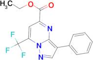 ethyl 3-phenyl-7-(trifluoromethyl)pyrazolo[1,5-a]pyrimidine-5-carboxylate