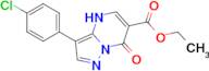 ethyl 3-(4-chlorophenyl)-7-oxo-4,7-dihydropyrazolo[1,5-a]pyrimidine-6-carboxylate