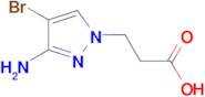 3-(3-amino-4-bromo-1H-pyrazol-1-yl)propanoic acid