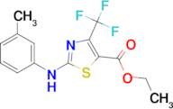 ethyl 2-[(3-methylphenyl)amino]-4-(trifluoromethyl)-1,3-thiazole-5-carboxylate