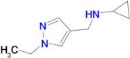 N-[(1-ethyl-1H-pyrazol-4-yl)methyl]cyclopropanamine