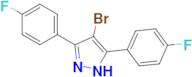 4-bromo-3,5-bis(4-fluorophenyl)-1H-pyrazole