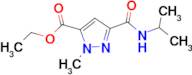 ethyl 3-[(isopropylamino)carbonyl]-1-methyl-1H-pyrazole-5-carboxylate