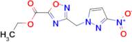 ethyl 3-[(3-nitro-1H-pyrazol-1-yl)methyl]-1,2,4-oxadiazole-5-carboxylate