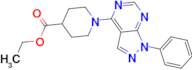 ethyl 1-(1-phenyl-1H-pyrazolo[3,4-d]pyrimidin-4-yl)piperidine-4-carboxylate