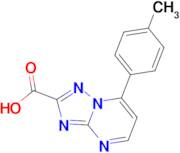 7-(4-methylphenyl)[1,2,4]triazolo[1,5-a]pyrimidine-2-carboxylic acid