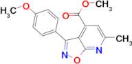 methyl 3-(4-methoxyphenyl)-6-methylisoxazolo[5,4-b]pyridine-4-carboxylate