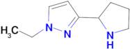 1-ethyl-3-pyrrolidin-2-yl-1H-pyrazole