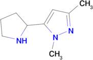 1,3-dimethyl-5-pyrrolidin-2-yl-1H-pyrazole