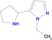 1-ethyl-5-pyrrolidin-2-yl-1H-pyrazole
