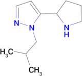 1-isobutyl-5-pyrrolidin-2-yl-1H-pyrazole