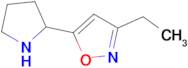 3-ethyl-5-pyrrolidin-2-ylisoxazole
