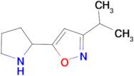 3-isopropyl-5-pyrrolidin-2-ylisoxazole