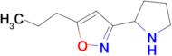 5-propyl-3-pyrrolidin-2-ylisoxazole