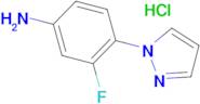 [3-fluoro-4-(1H-pyrazol-1-yl)phenyl]amine