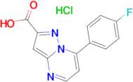 7-(4-fluorophenyl)pyrazolo[1,5-a]pyrimidine-2-carboxylic acid